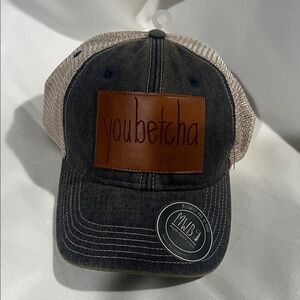 You Betcha Black and Brown‎ Trucker Hat